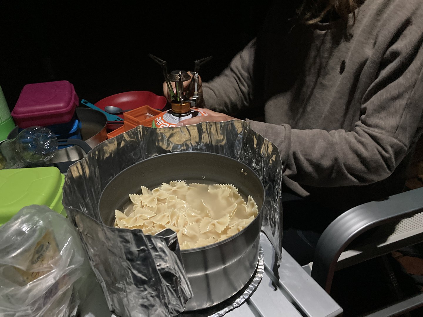 Pasta al knacko - lecker!