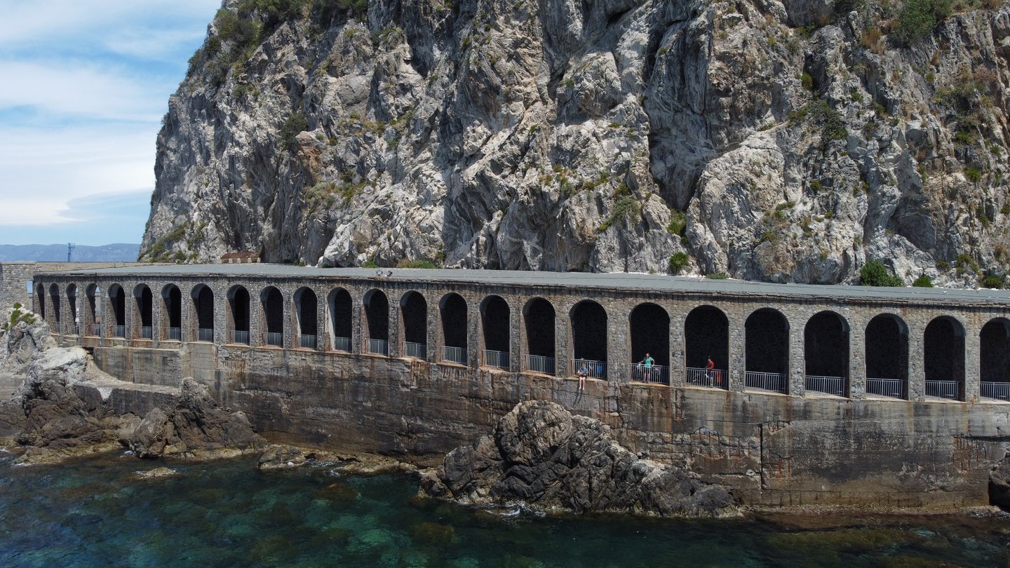 Wunderschöne Küstenstraße bei Scilla