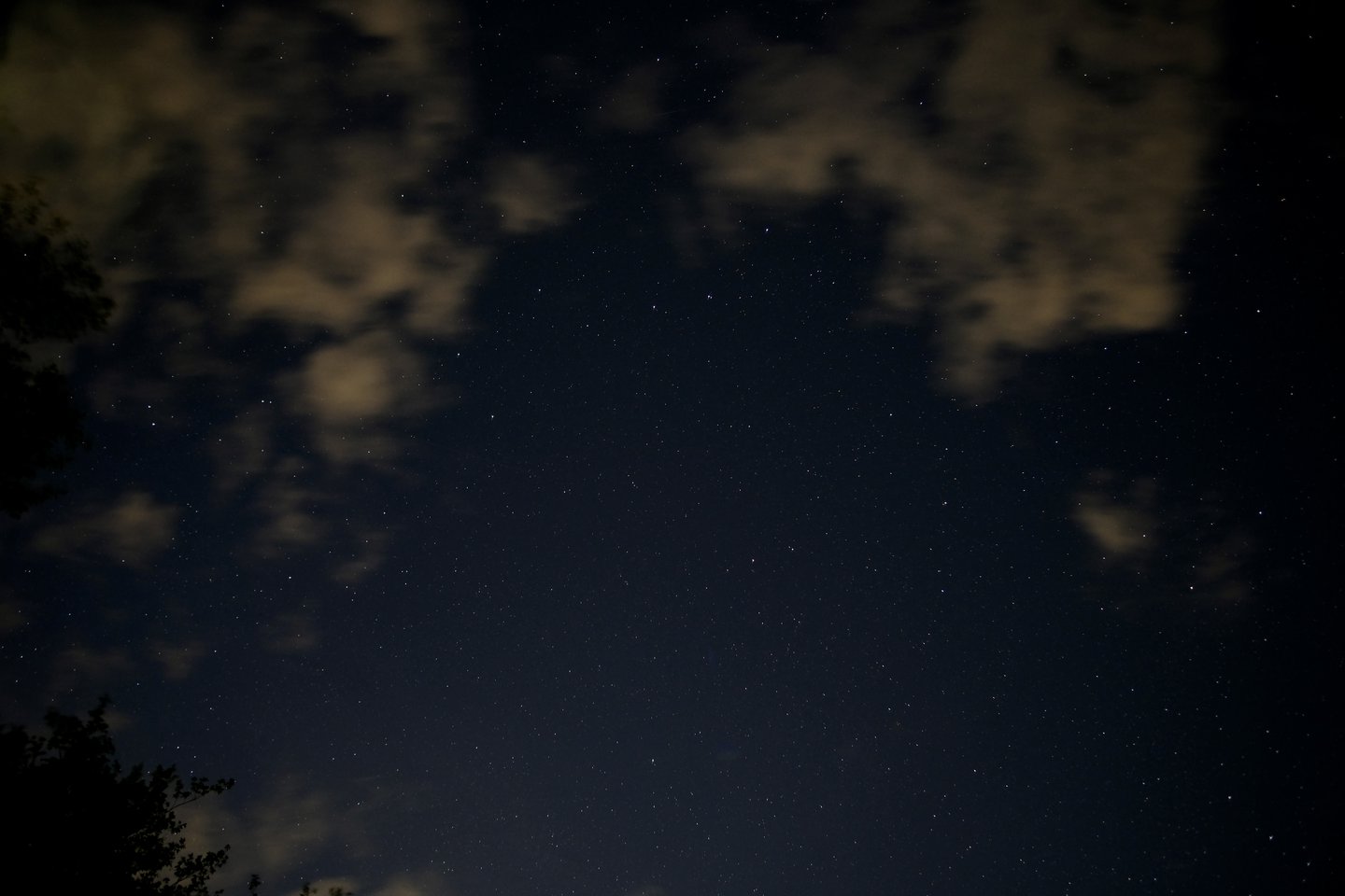 Die ISS verpassen wir, weil der Himmel leider doch wieder zuzieht.